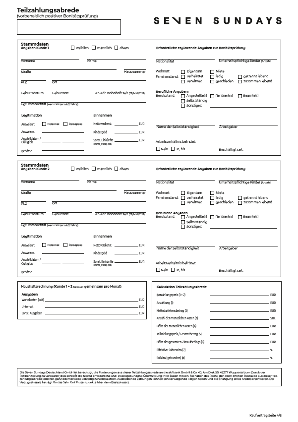Auftragsformular Seite 4