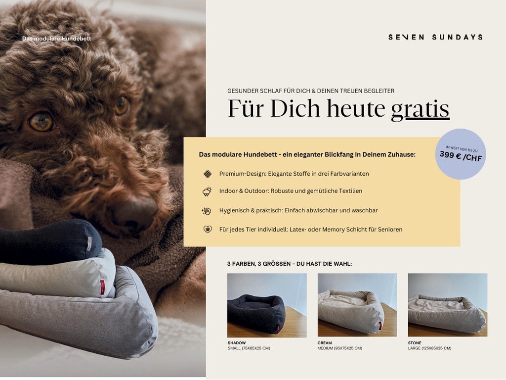 Marketingpaket Hundebett