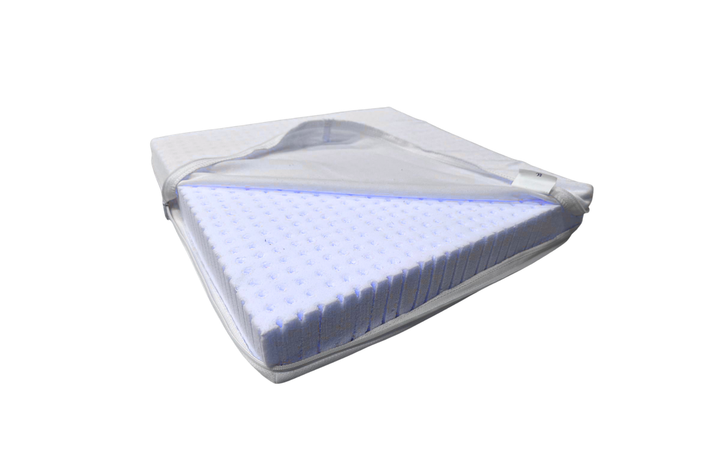 Demowürfel Boxspring Schicht Malve 50x50x25