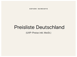 [7S_MAR_FOL_PREISE_DE] Preisliste Deutschland