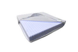 [7S_WUE_ART_SCH_MAL_05005025] Demowürfel Boxspring Schicht Malve 50x50x25